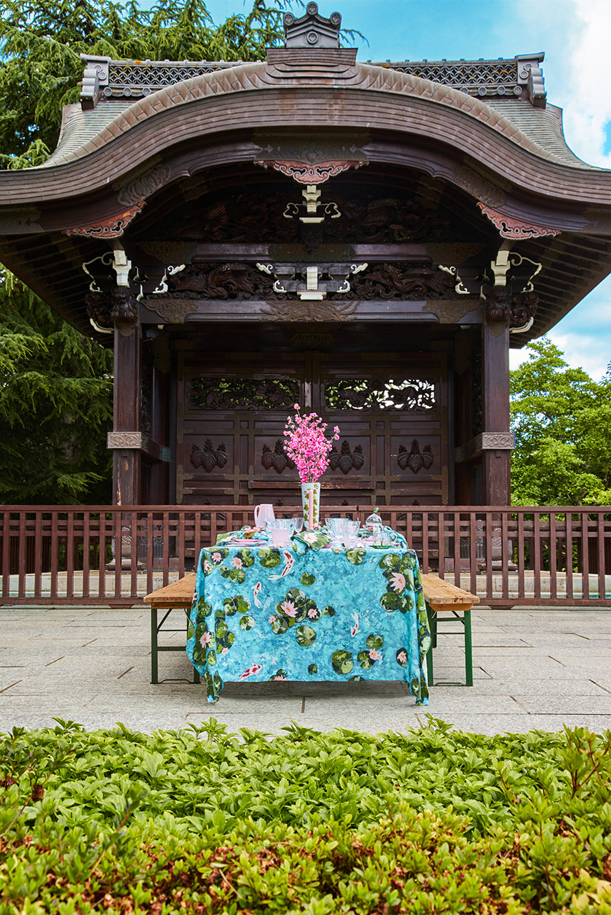 'Waterlily' Linen Tablecloth