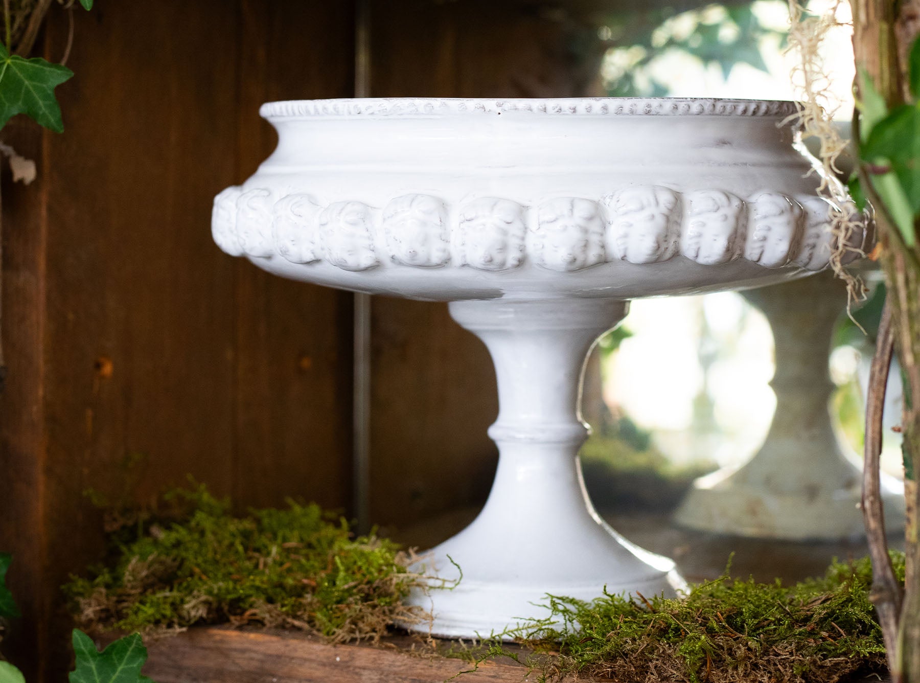 Alexandre High Stand by Astier de Villatte, 24 x 24 x 19cm