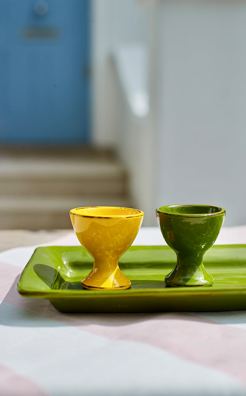 Ceramic Low Serving Bowl in Pink