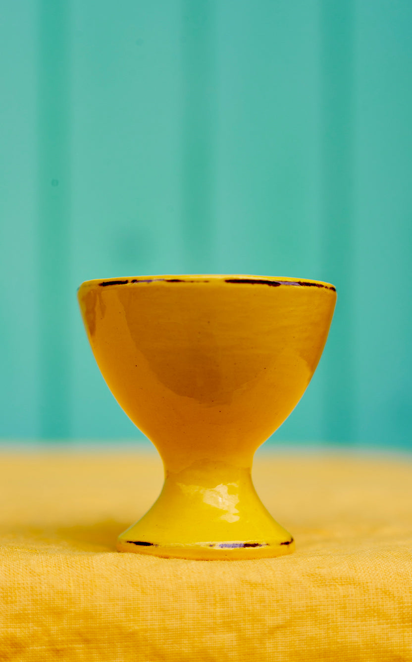 Ceramic Egg Cup in Yellow