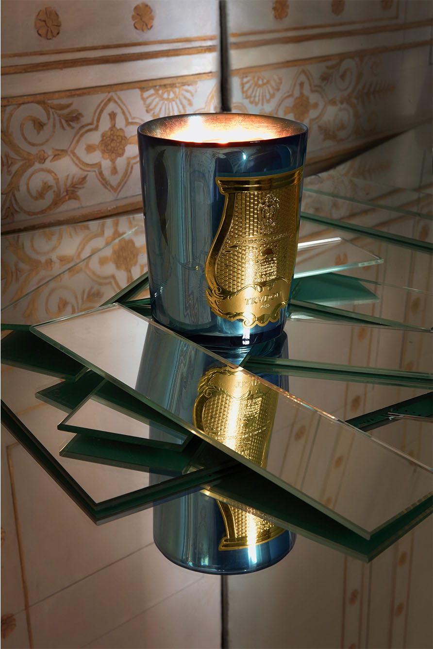 'Fir' Christmas Tree Scented Candle, 'Nuit des Glaces' Special Edition by Trudon, 270g (Celadon)