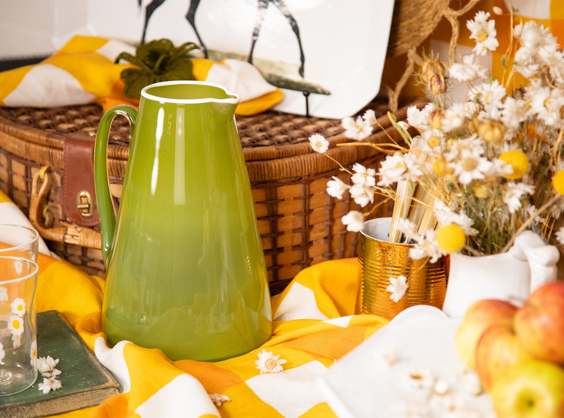 Ceramic Tom Pitcher by Astier de Villatte, 16.5cm