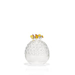 Handblown Bee Hive Box, 16cm