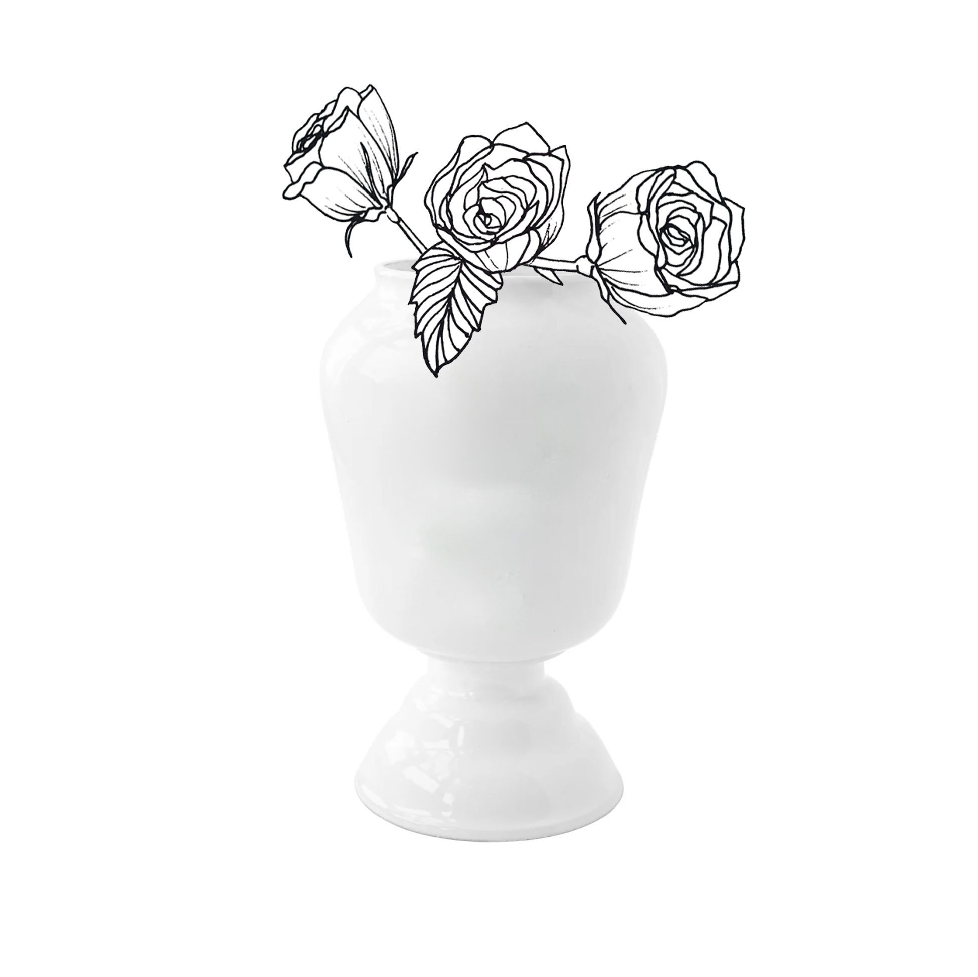 Bitter Orange Large Vase by Astier de Villate, 34cm