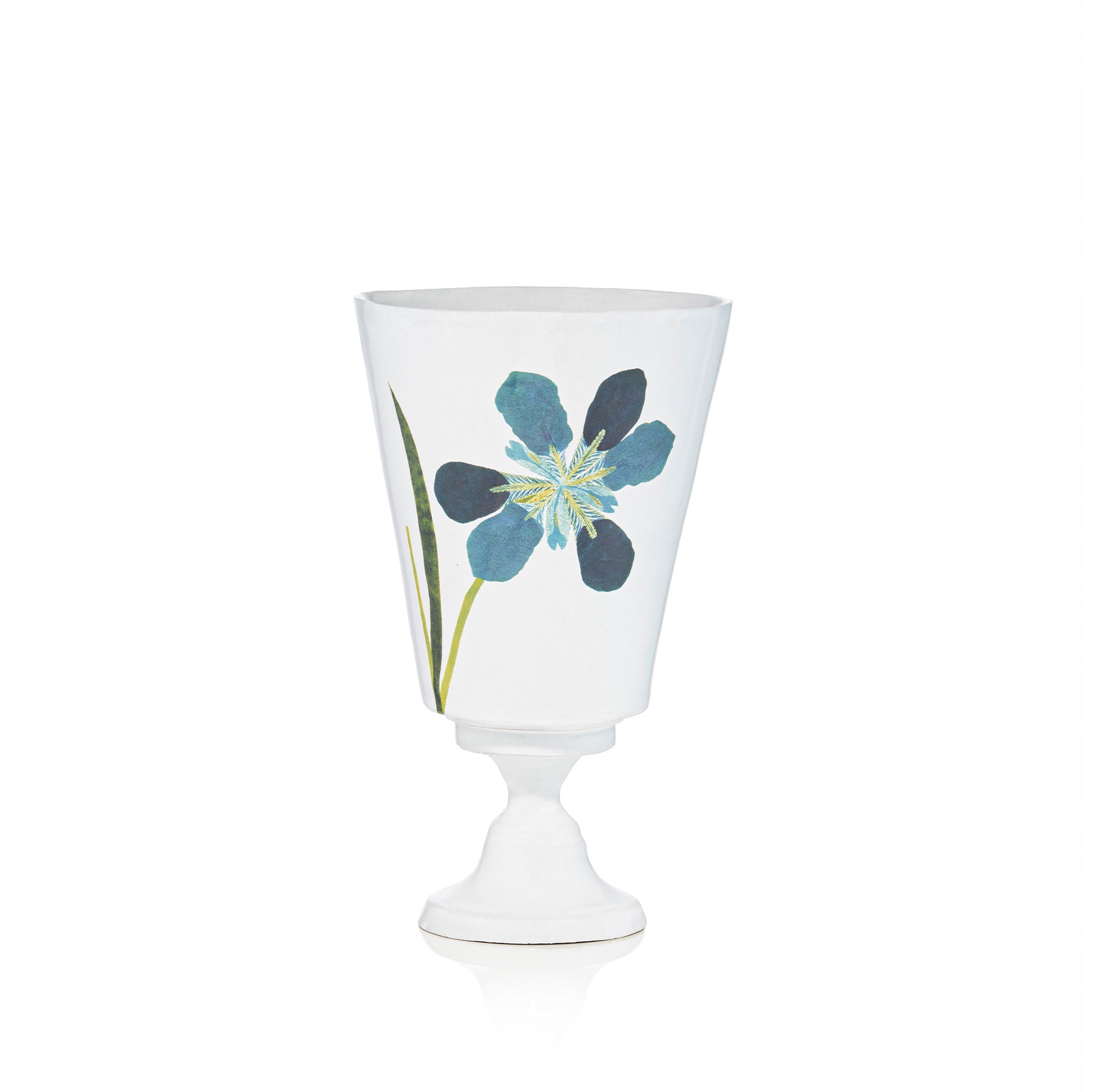 Blue Iris Vase by Astier de Villatte, 31cm