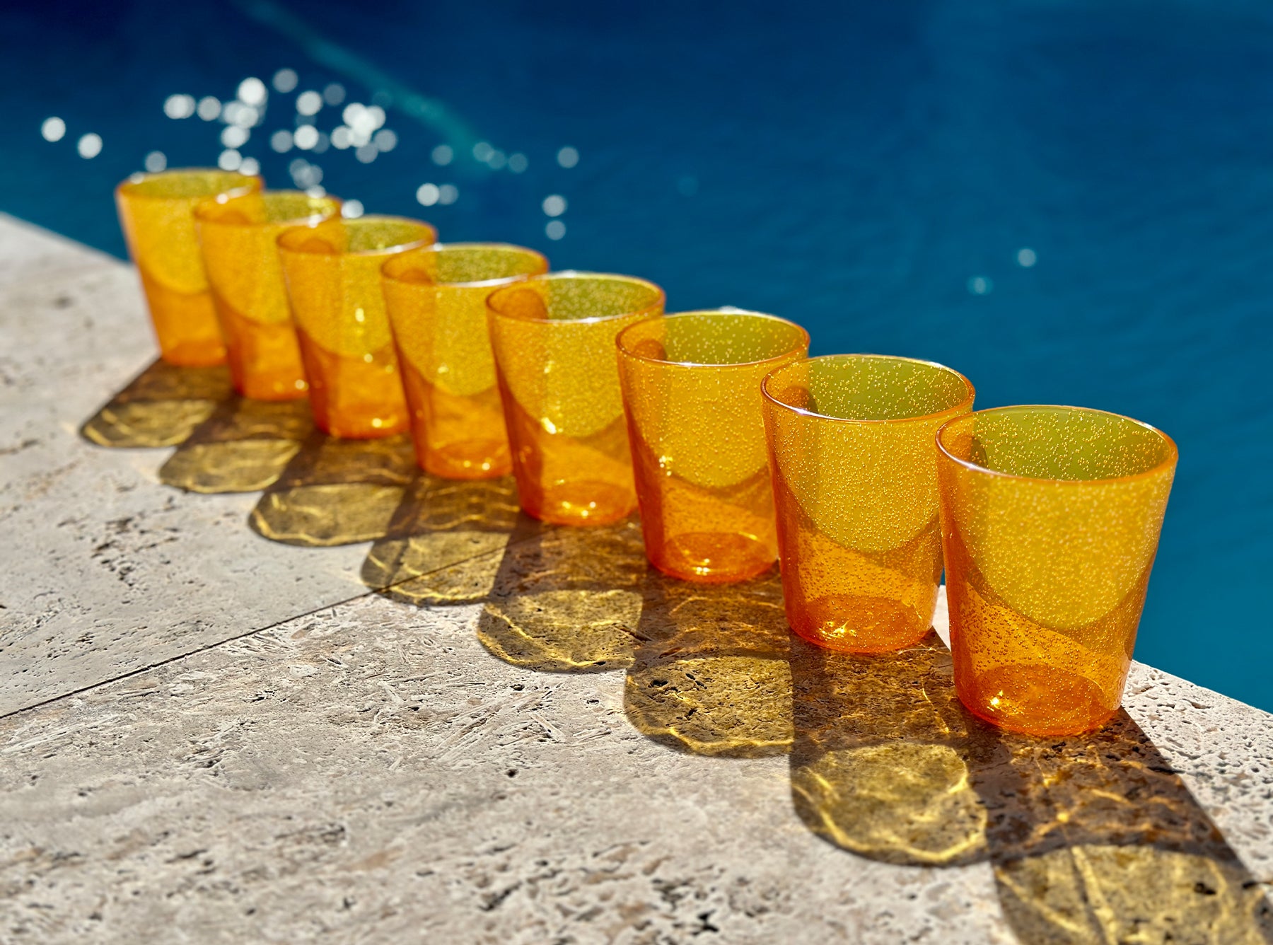 Recyclable Plastic Bobby Tumbler in Mustard Yellow