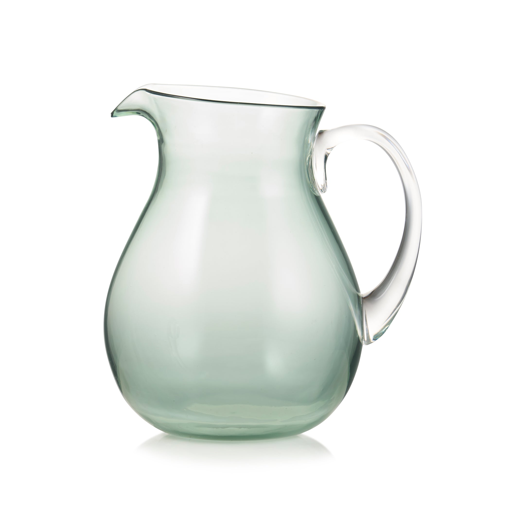 Recyclable Plastic Bobby Pitcher in Teal Blue