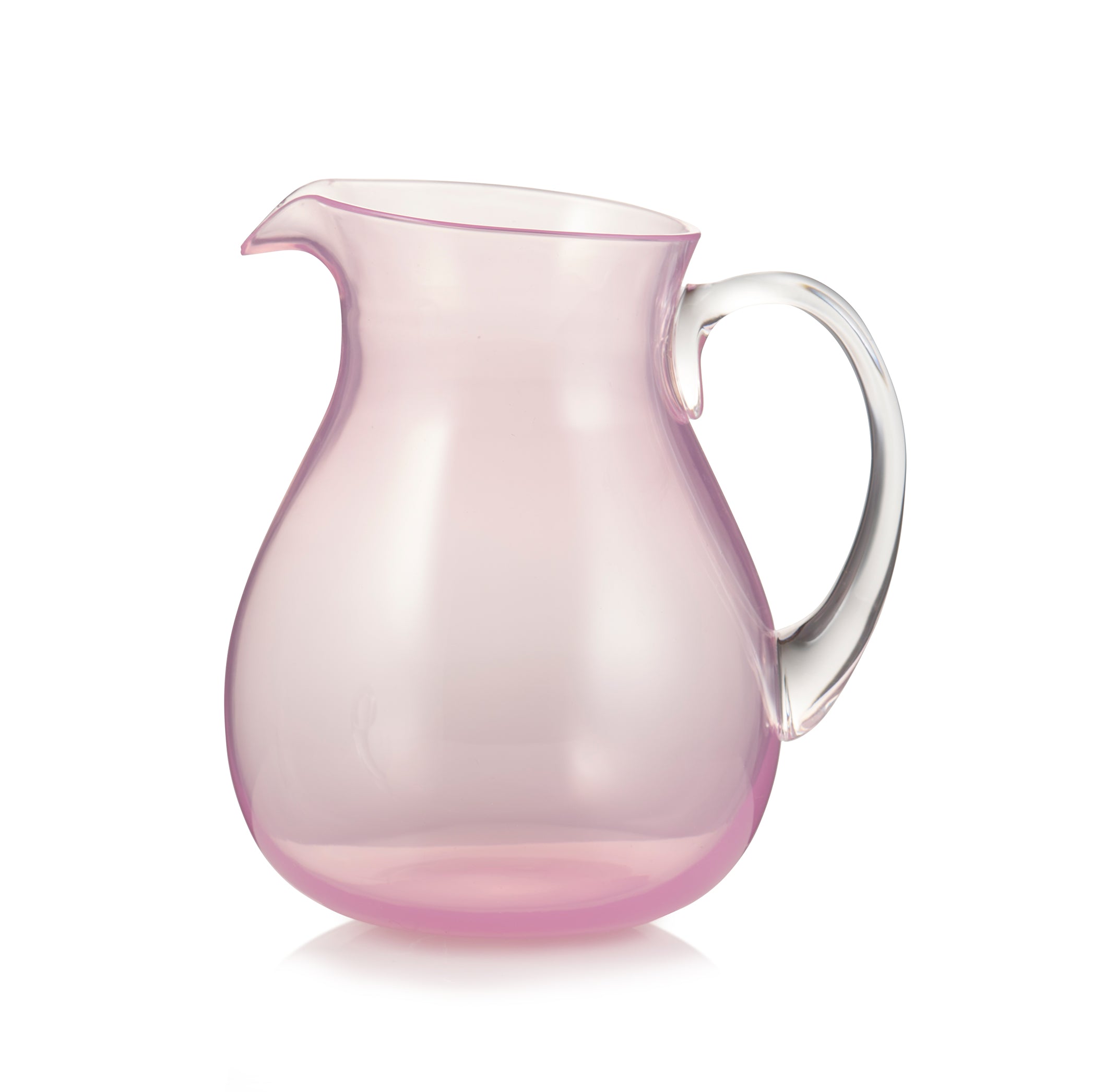 Recyclable Plastic Bobby Pitcher in Rose Pink