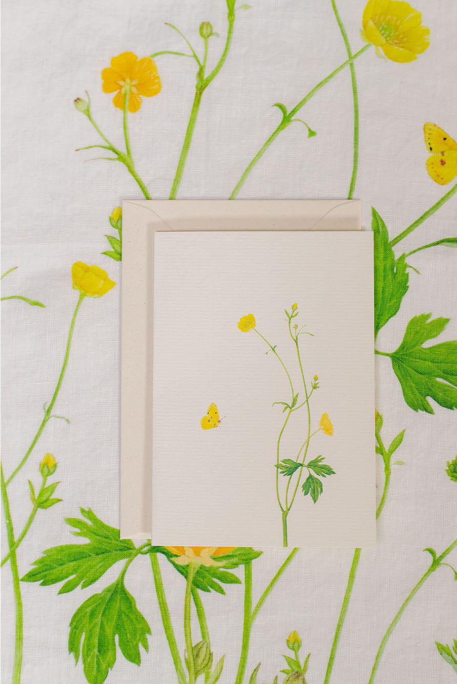 'Buttercup' Greeting Card, 15cm x 10cm (A6)