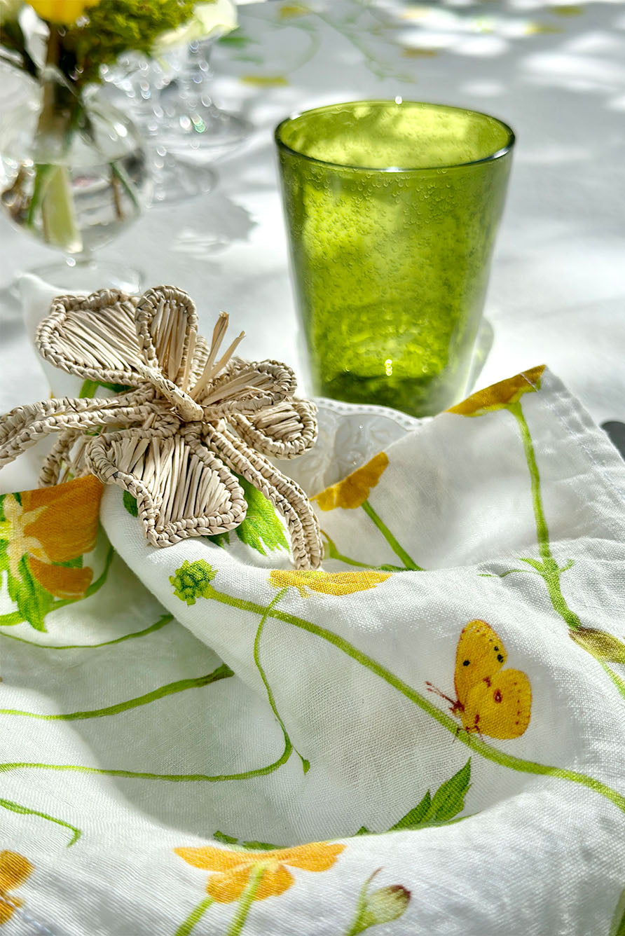 'Buttercup' Linen Tablecloth