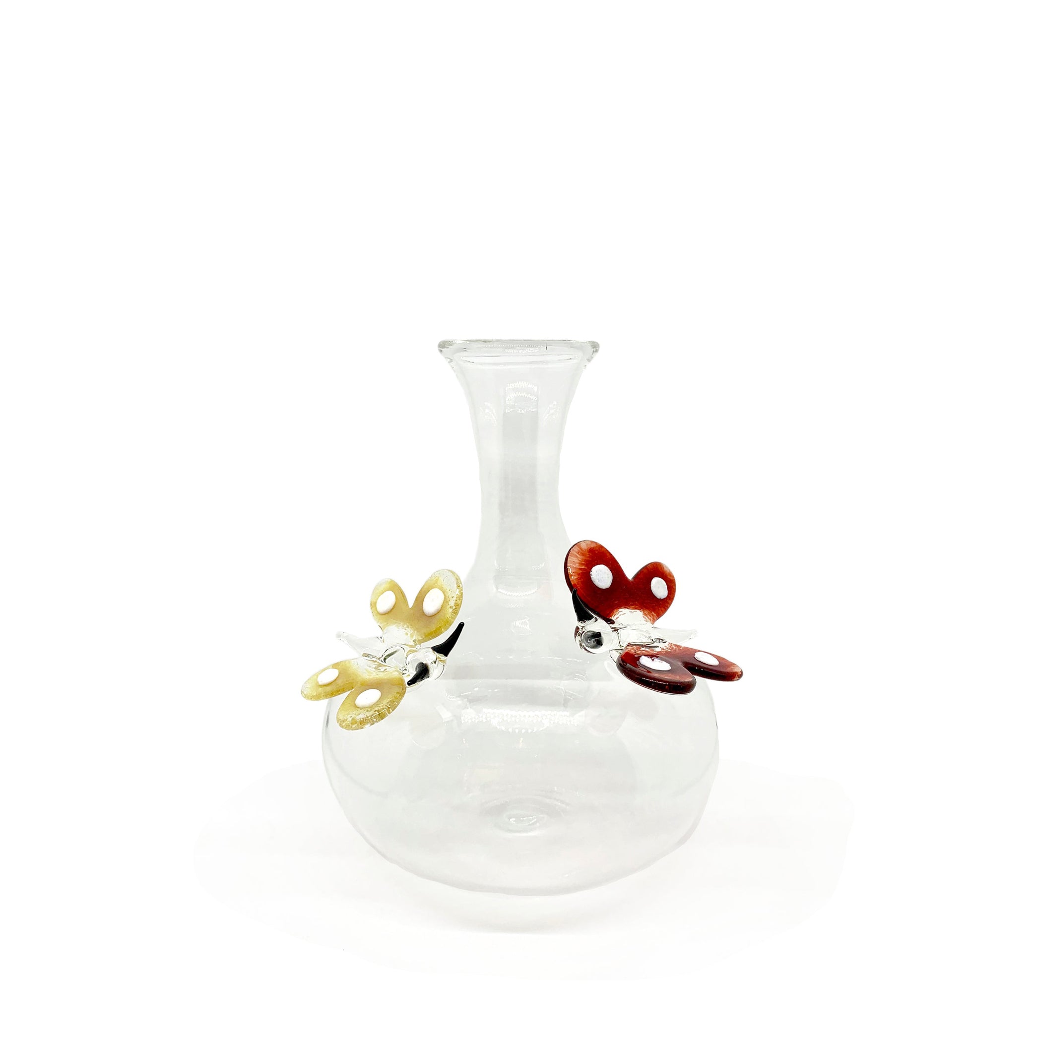 Handblown Glass Butterfly Decanter, 24.5cm