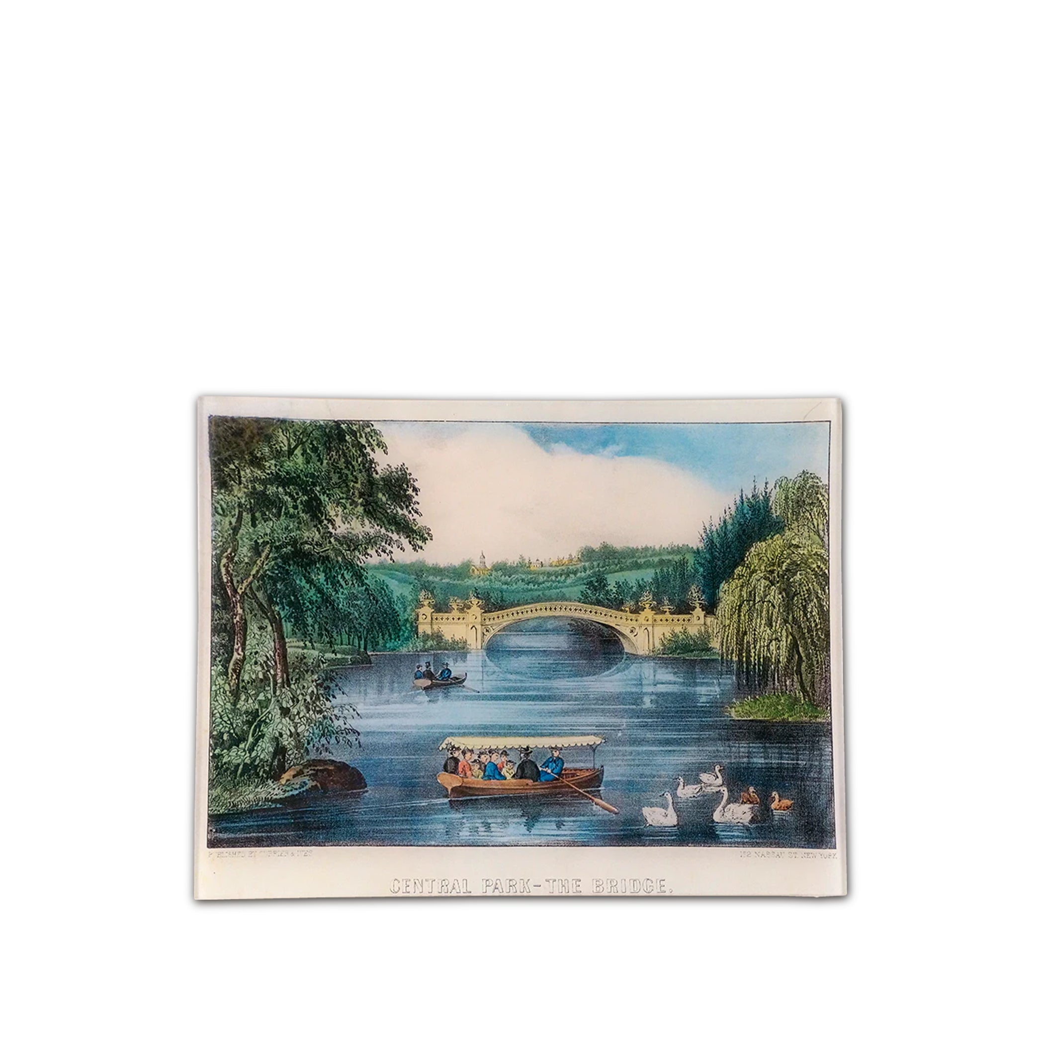 John Derian 'Central Park: The Bridge' Rectangular Tray, 25 x 33cm