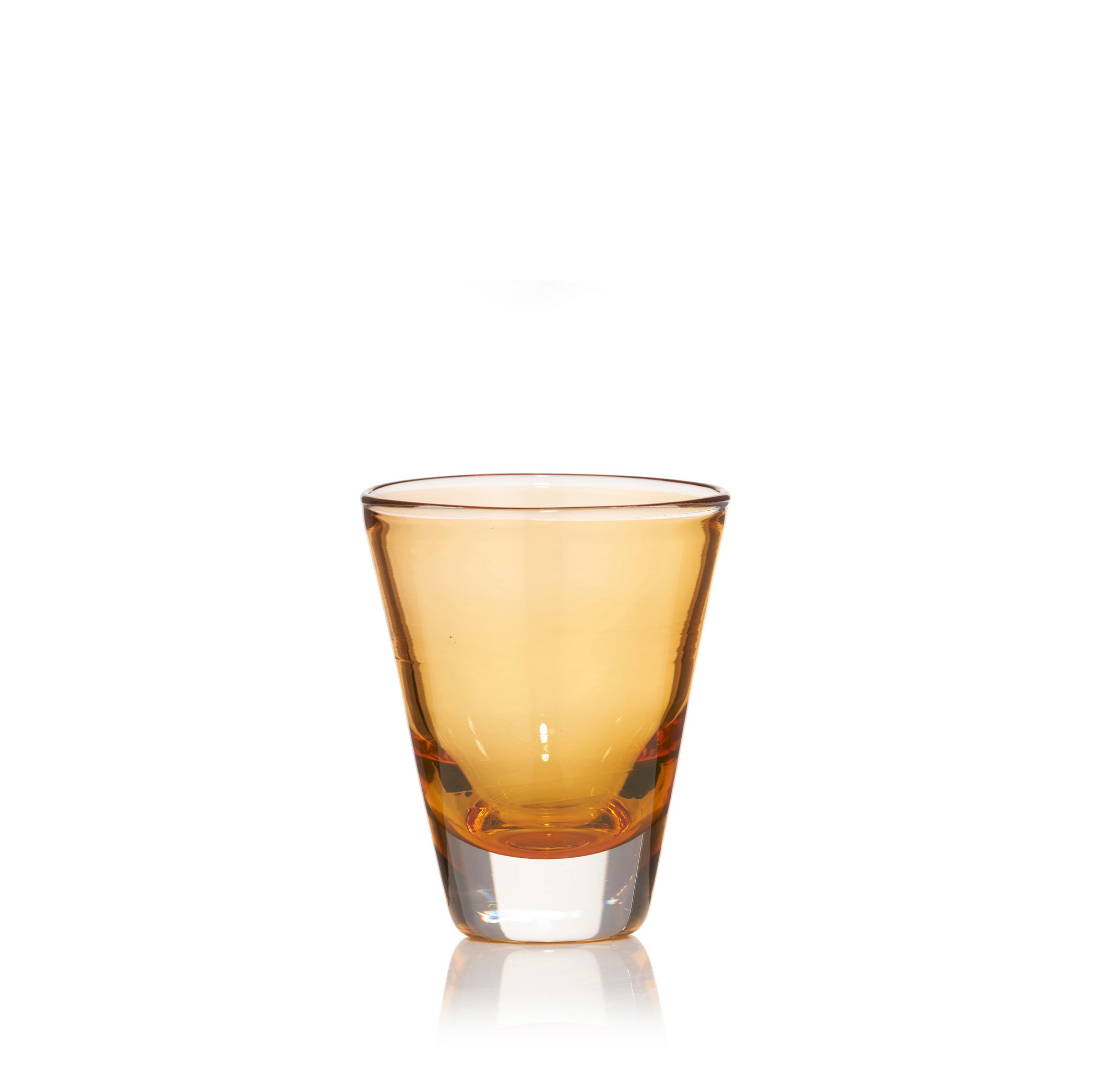 Handblown Glass 'Clair' Tumbler in Mustard, 20cl