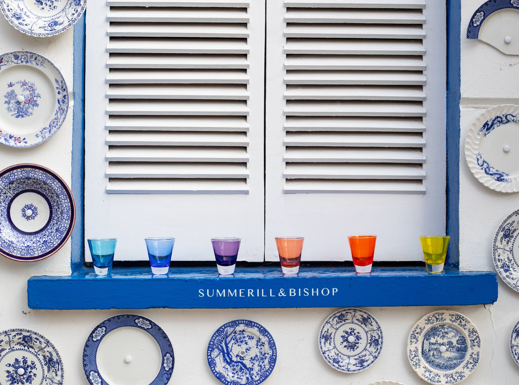 Handblown Glass 'Clair' Tumbler in Turquoise, 20cl