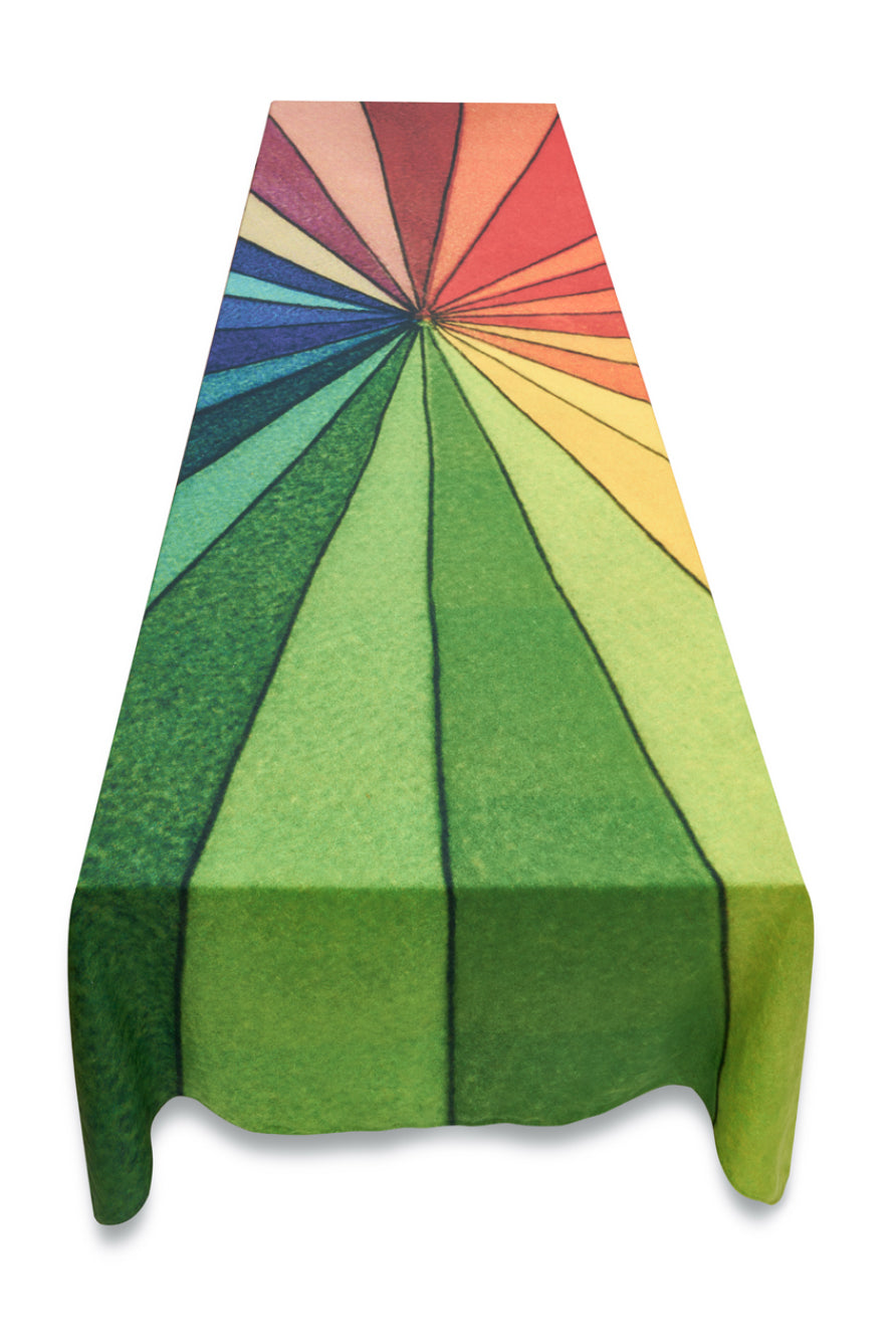 S&B x John Derian 'Colour Wheel' Linen Tablecloth