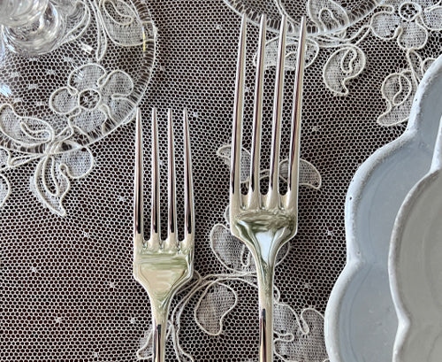 Baguette Silver Plated 7 Piece Cutlery Set