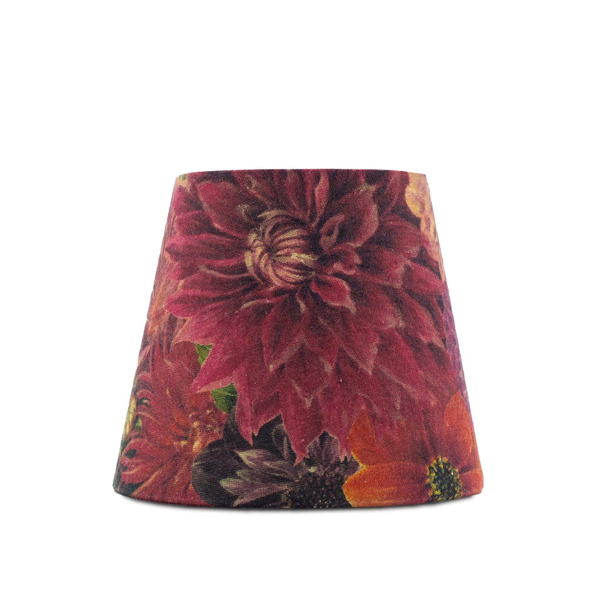 'Dahlia' Linen French Drum Lampshade, 13cm