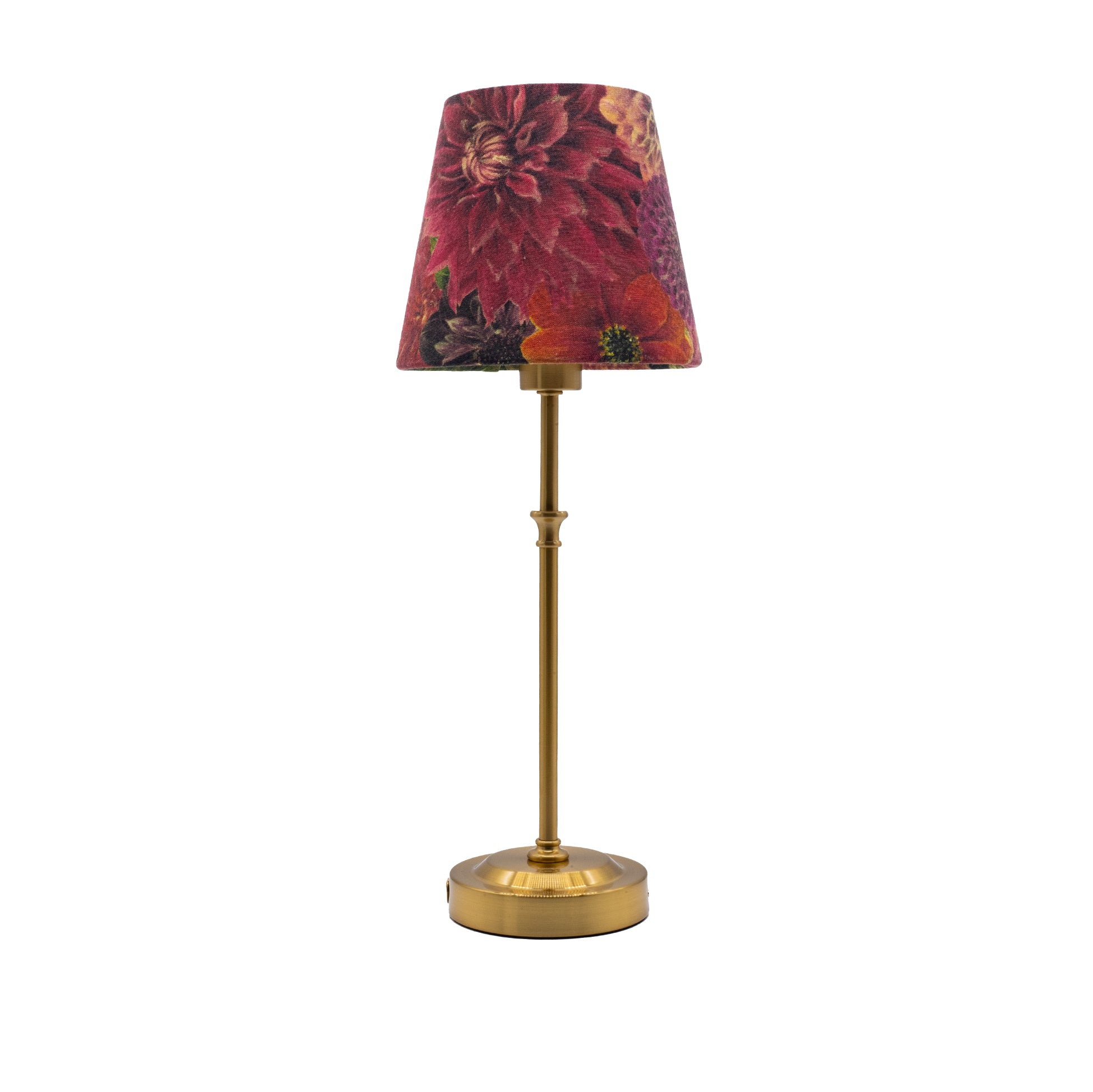 'Dahlia' Linen French Drum Lampshade, 13cm