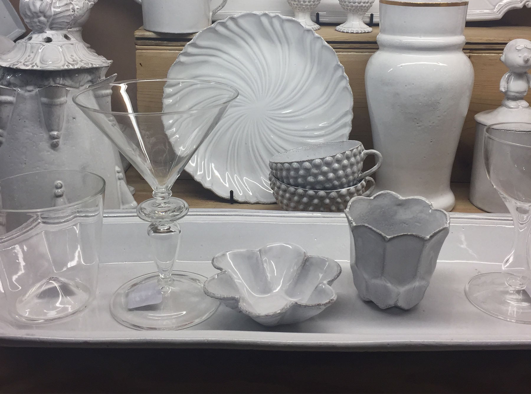 Deep Oval Platter by Astier de Villatte, 42cm