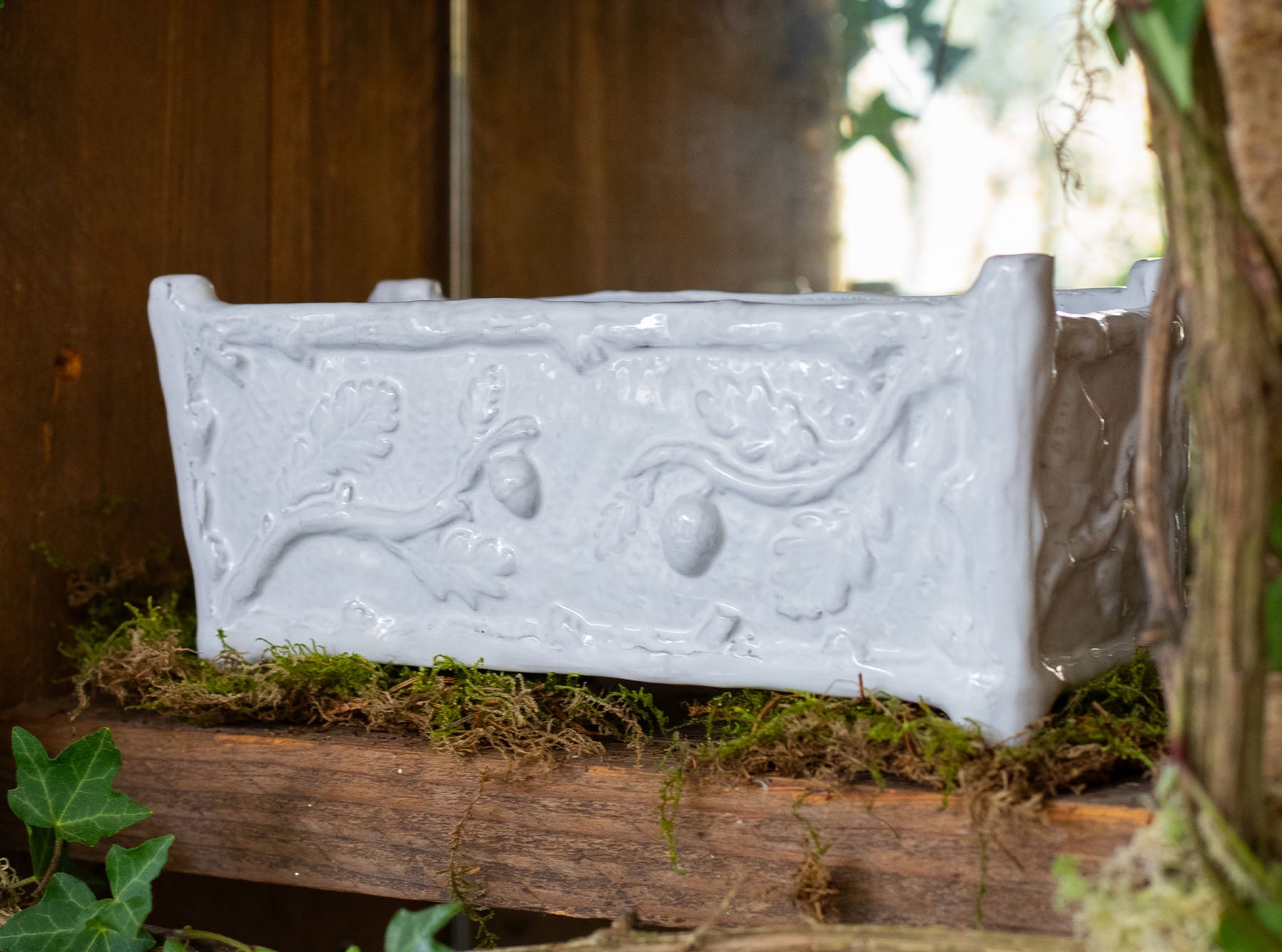 Edmond Jardiniere Plant Pot by Astier de Villatte, 23 x 10 x 10.5cm