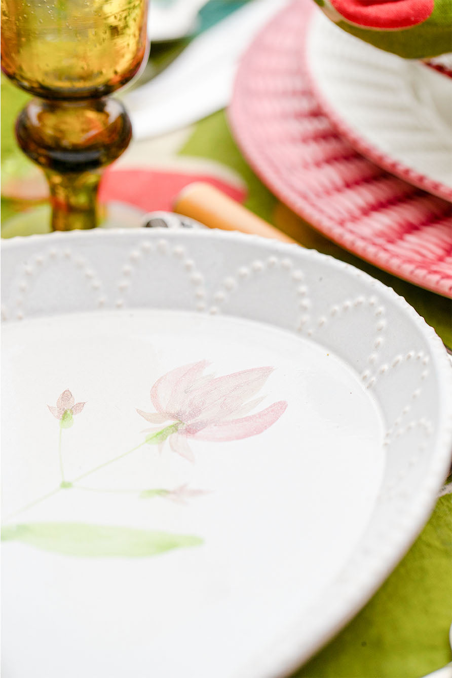 Exclusive Pink Autumn Crocus 'Bloom' Vase with Handles, 12cm x 30cm