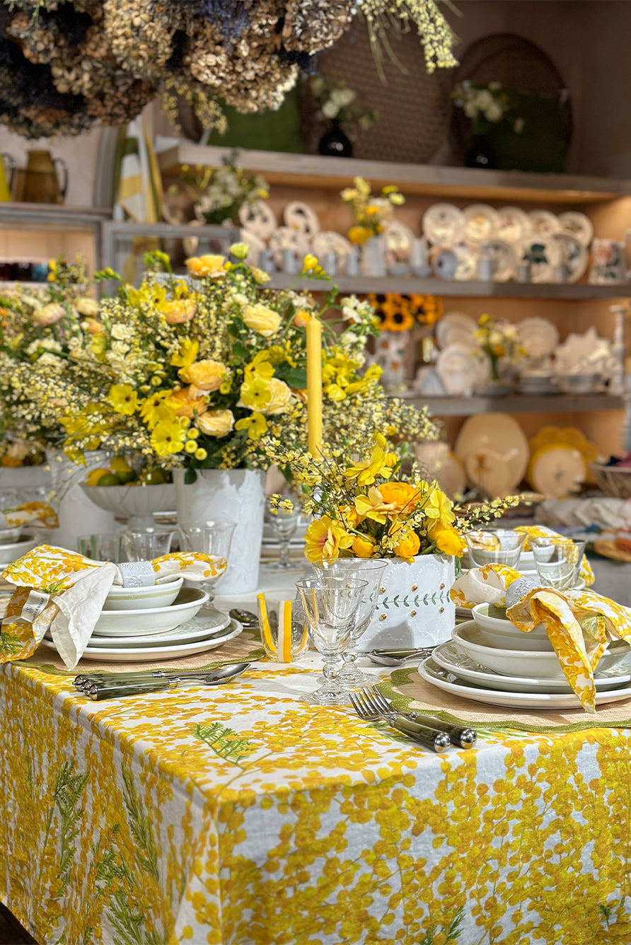 Green Laurel Interlace Tulipiere Vase with Gold Ornaments, 21cm