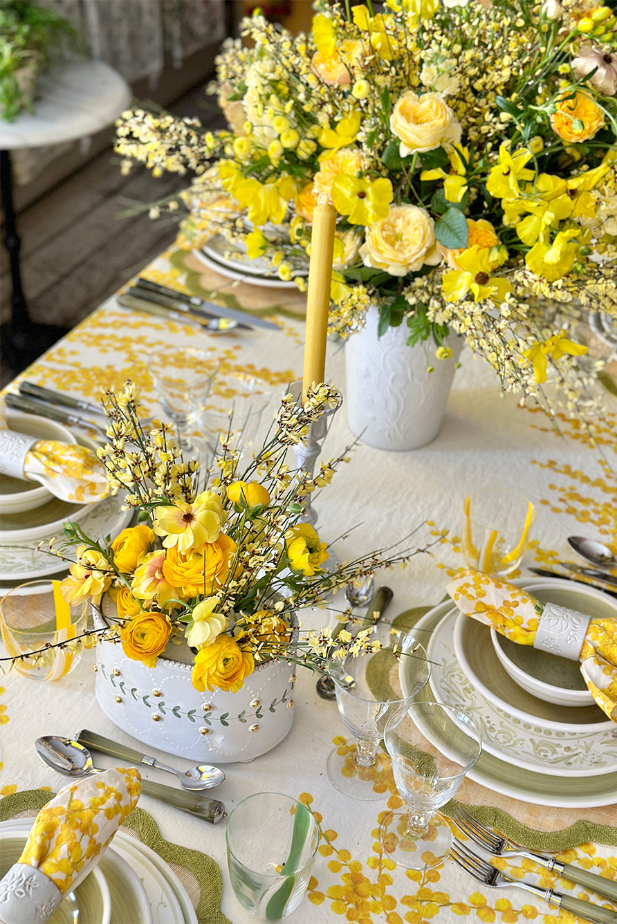 Green Laurel Serving Platter, 29cm