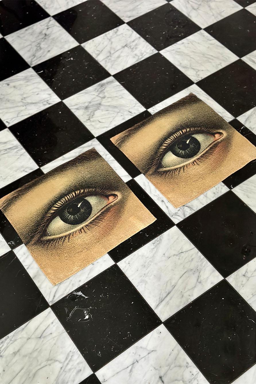 S&B x John Derian 'Eye' Linen Napkin, 50x50cm