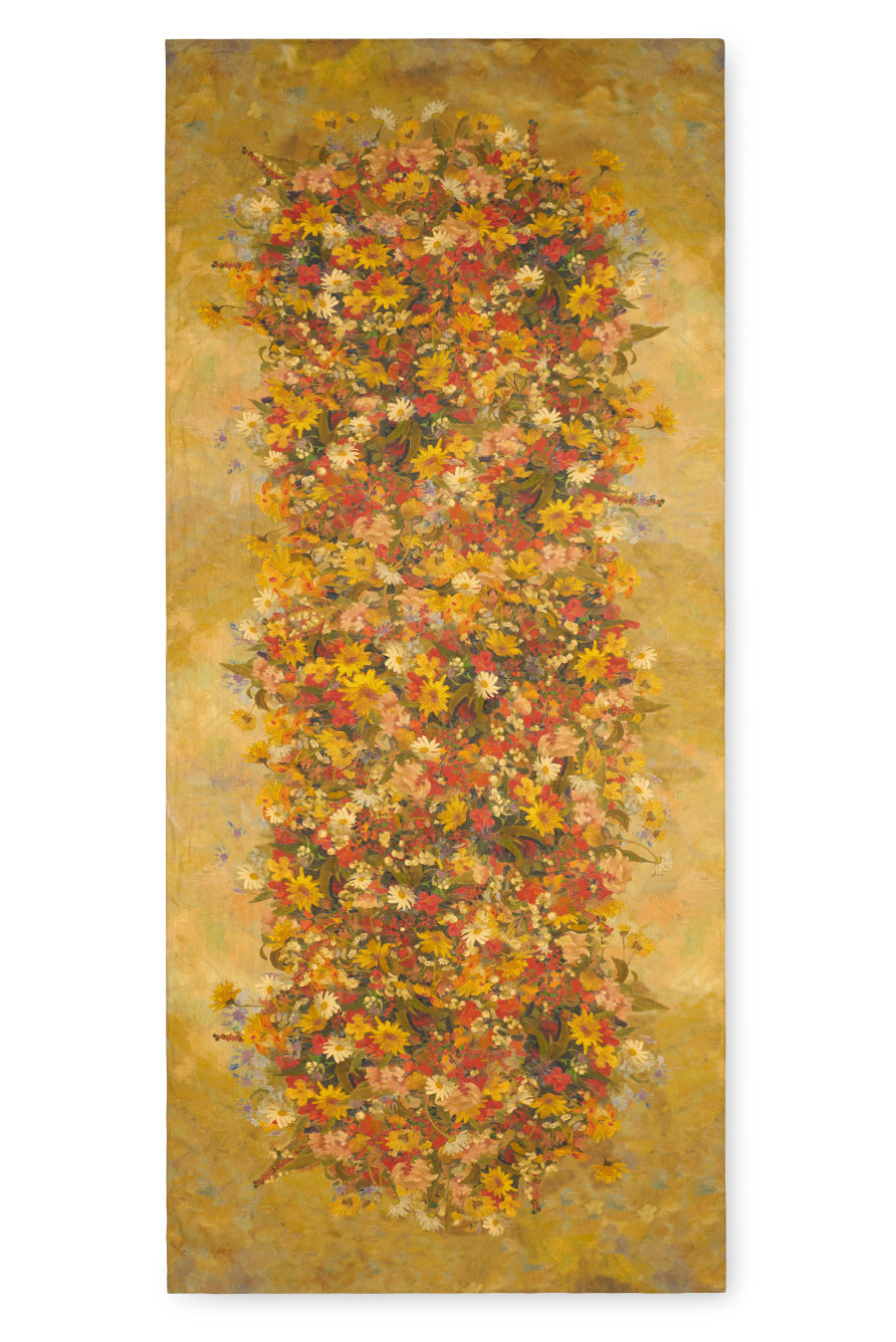 'Fleurs des Prés' Linen Tablecloth