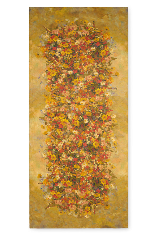 'Fleurs des Prés' Linen Tablecloth