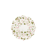 'Fraises des Bois' Scalloped Cork-backed Placemat, 34cm