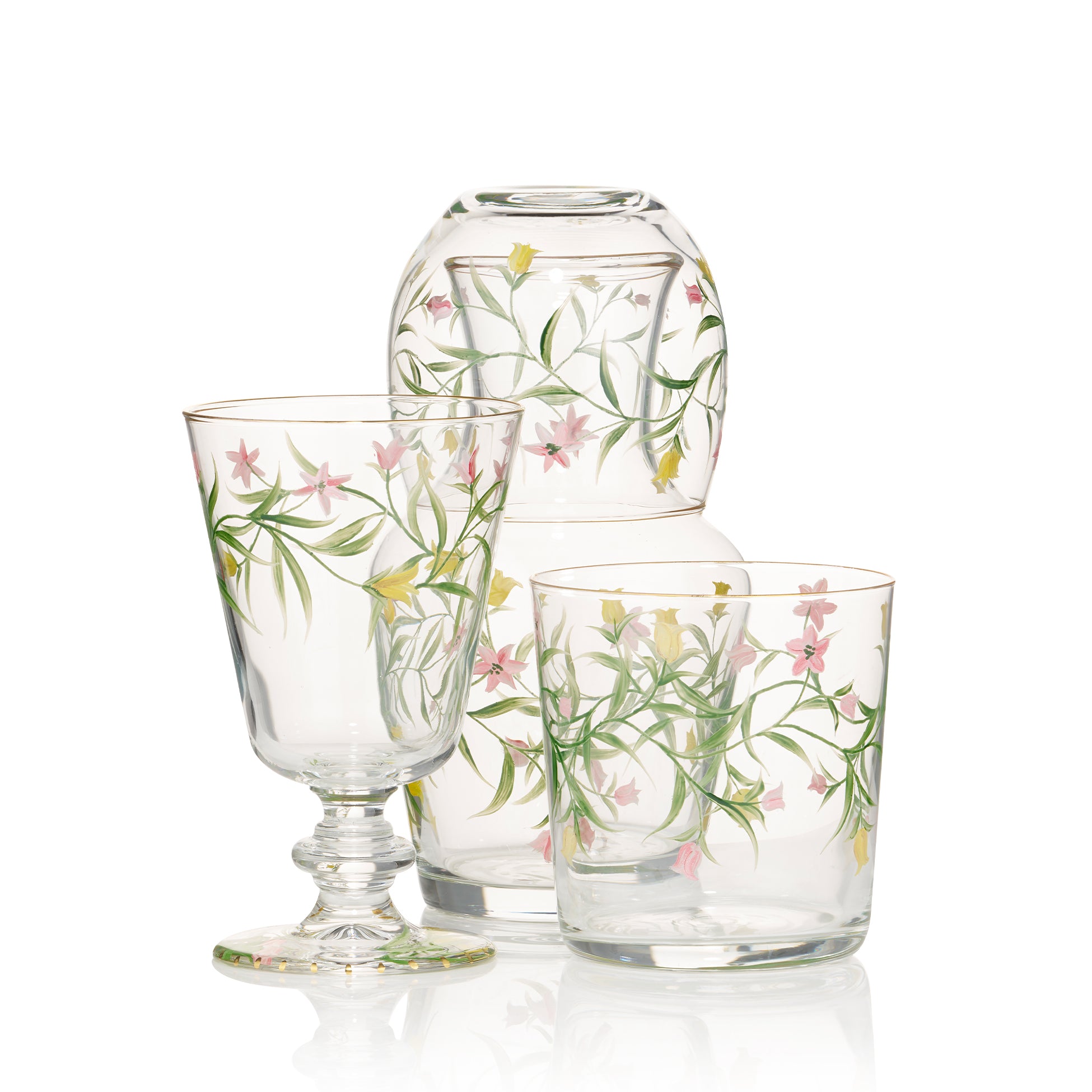 'Gladioli' Wine Glass