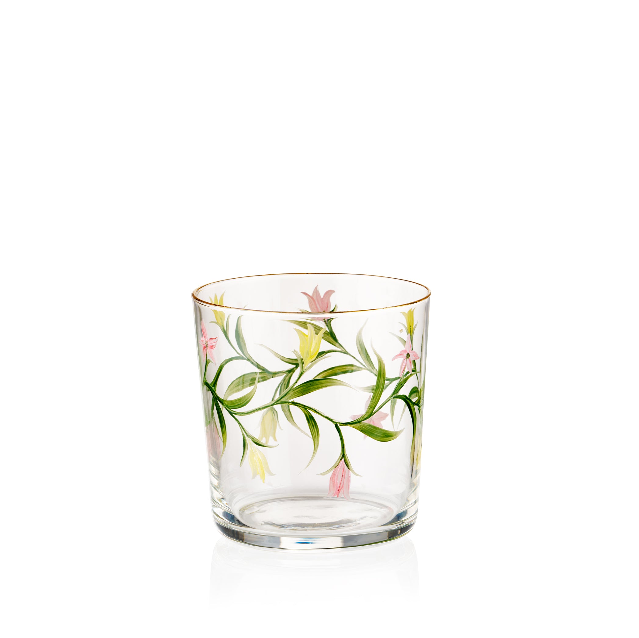 'Gladioli' Water Glass