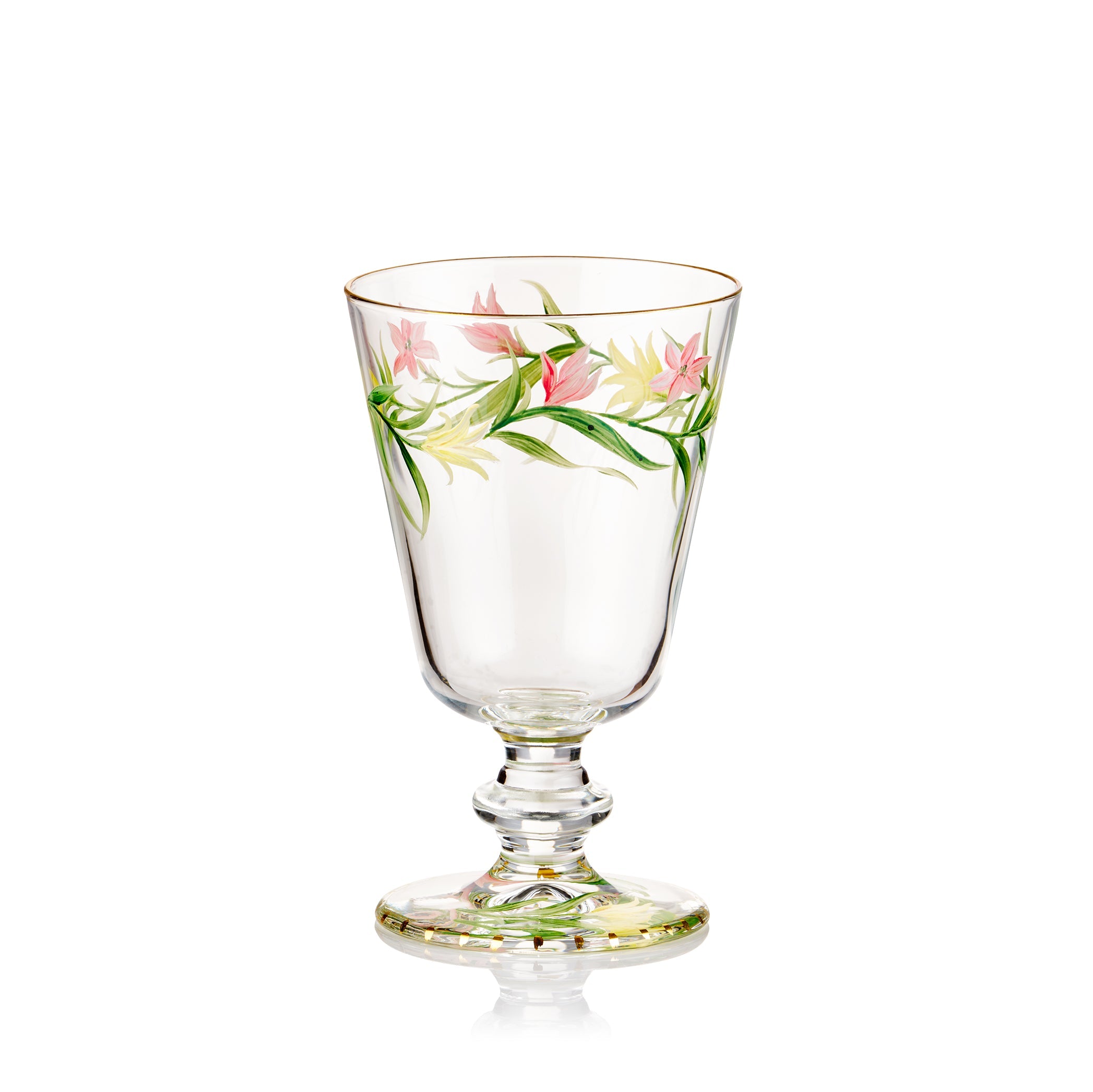 'Gladioli' Wine Glass