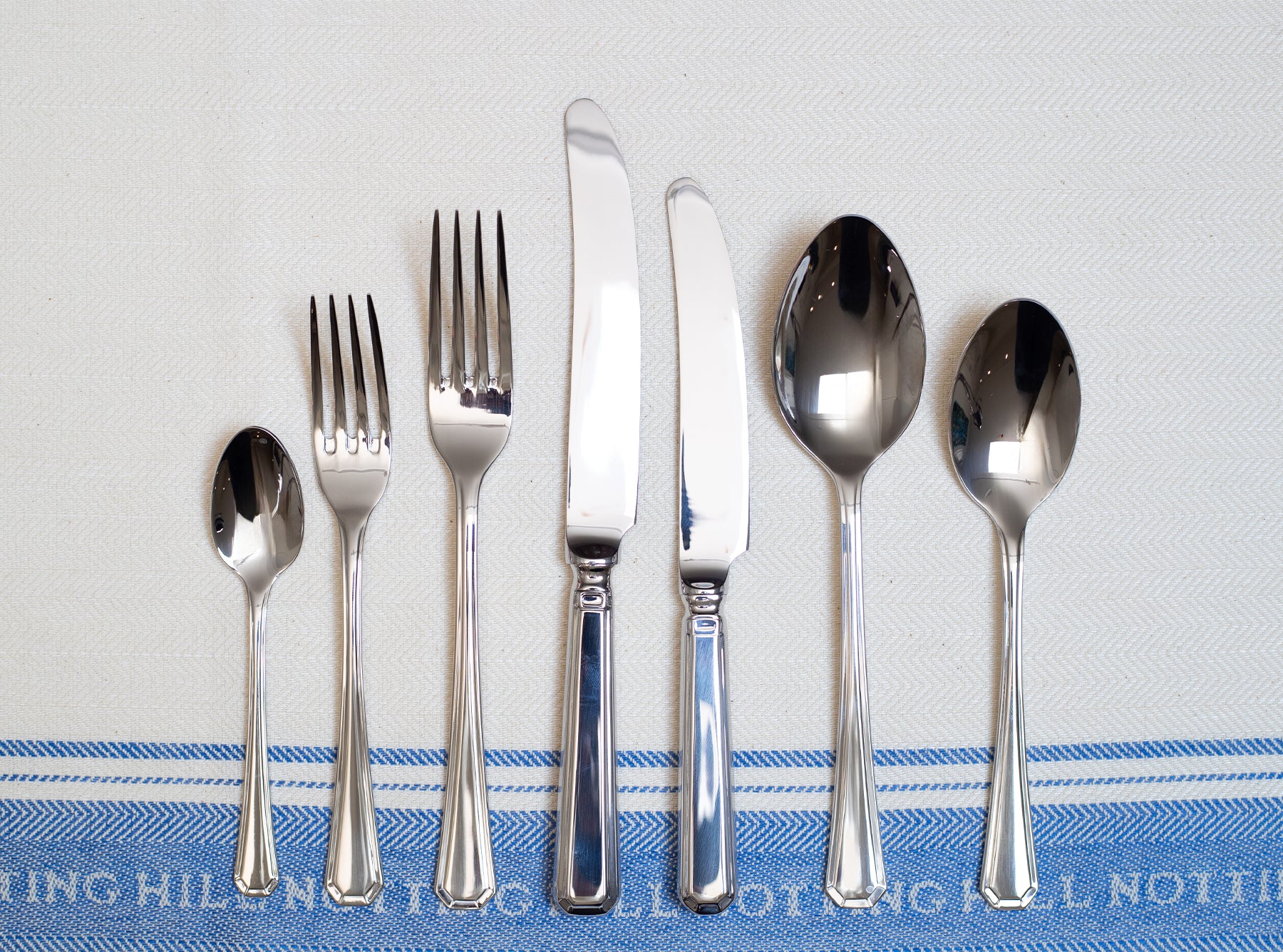 Grecian Satin Finish Stainless Steel 7-Piece Cutlery Set