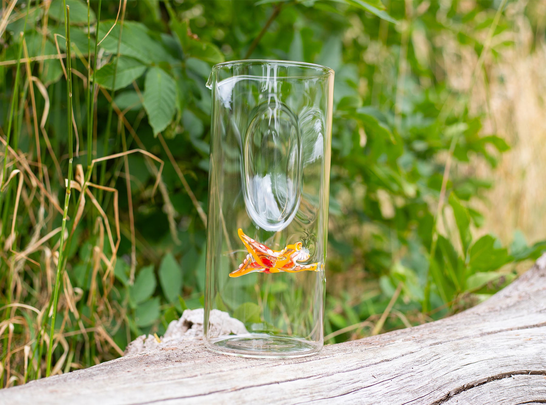 Handblown Glass Starfish Decanter, 24cm