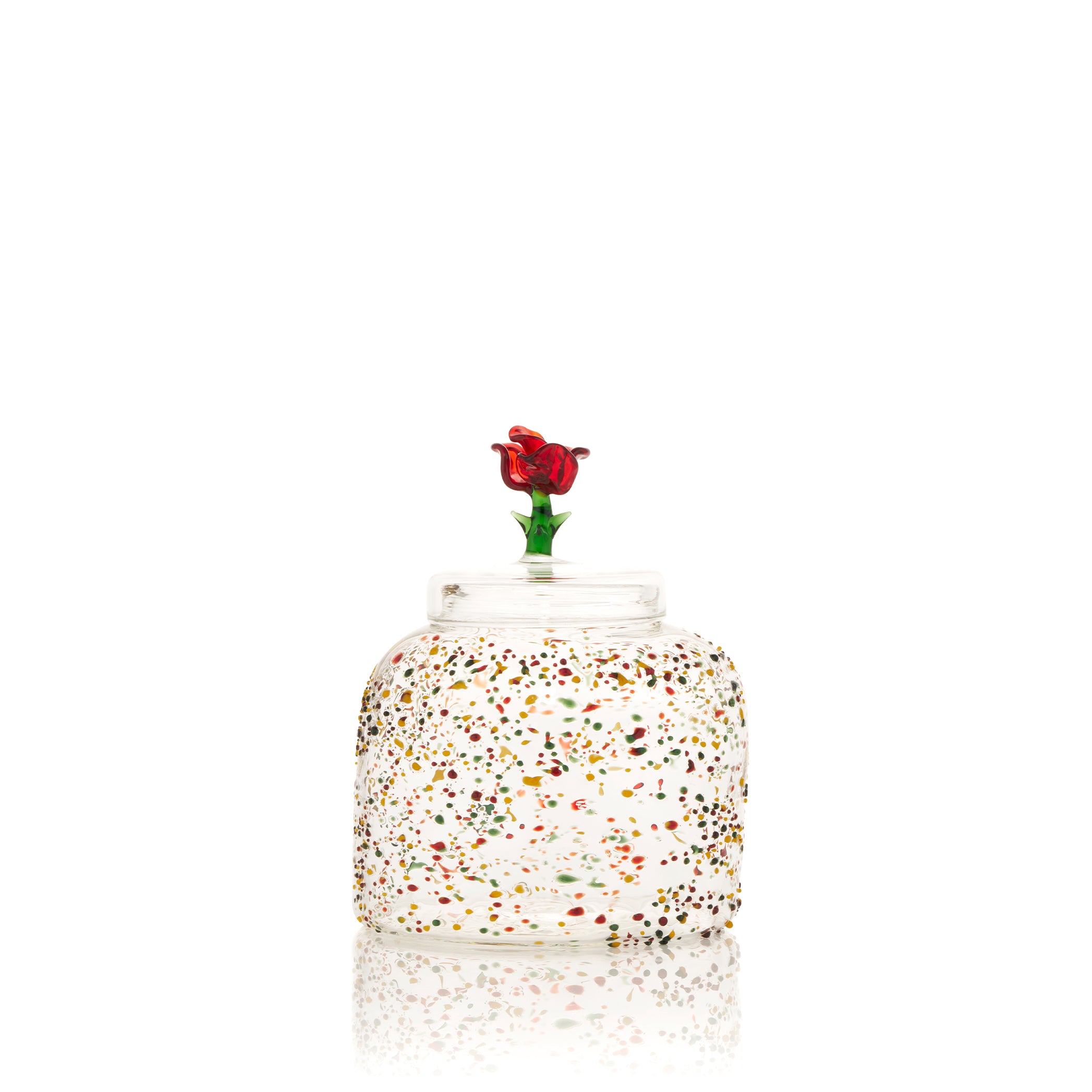 Red Rose Box with Lid, 20 x 26.5cm