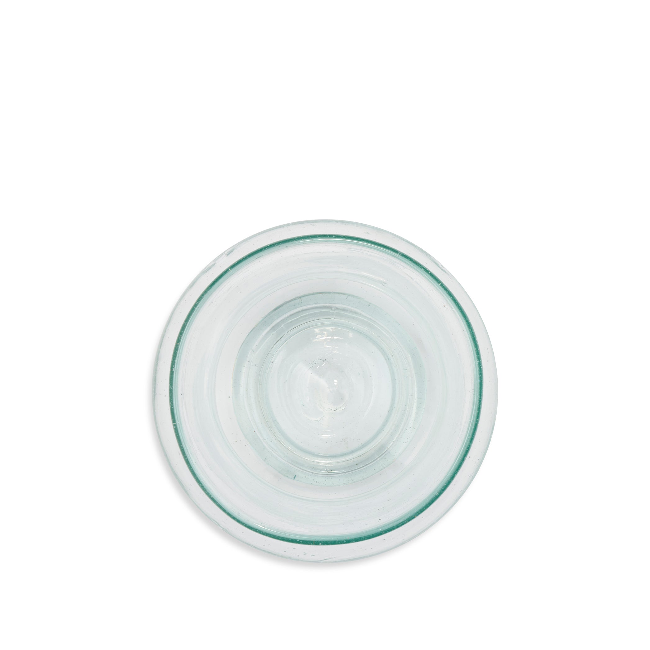 Handblown Glass Pichet Vase in Clear, 20cm