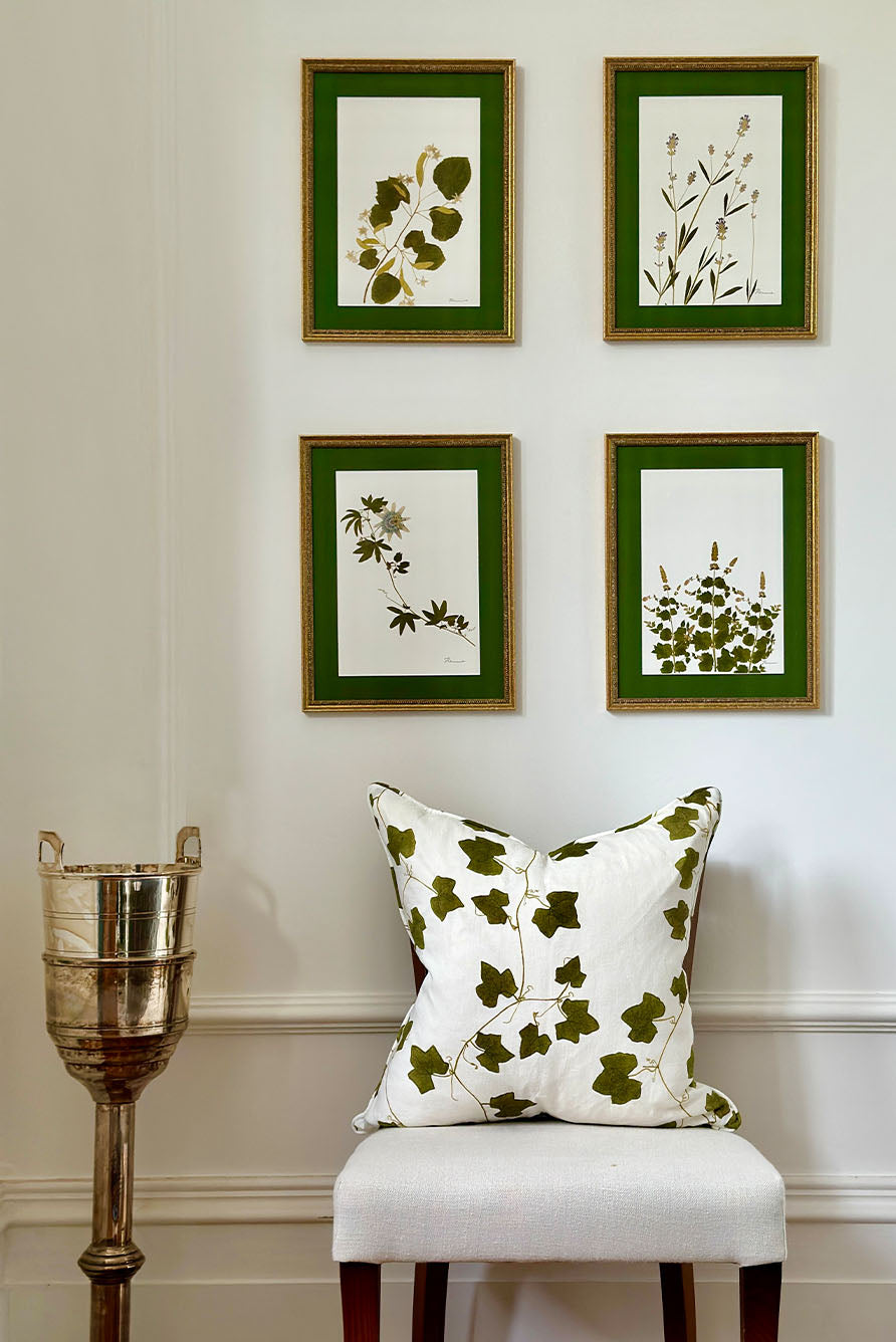 S&B 'Ivy' Linen Cushion, 50x50cm