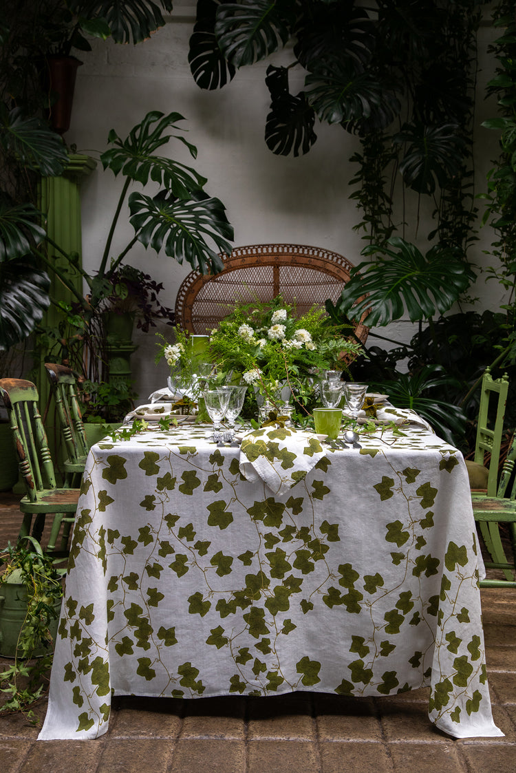 'Ivy' Linen Napkin, 50x50cm