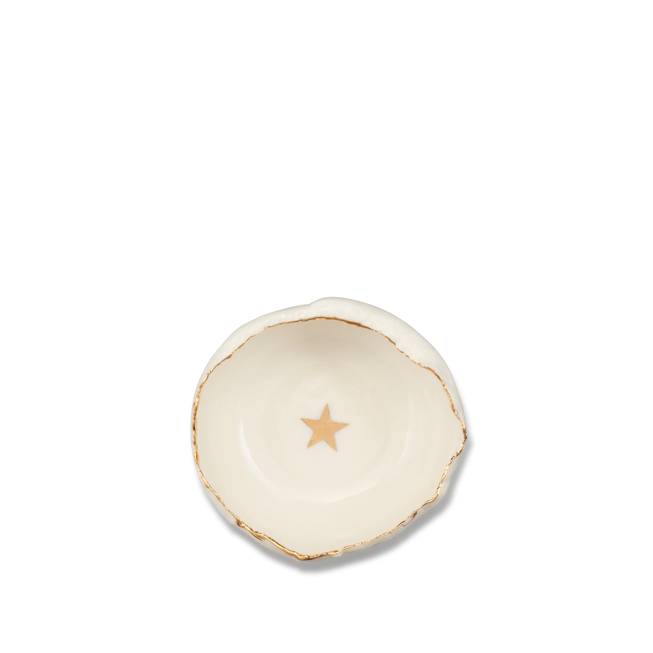 HB Jagged Bowl with Gold Star, 7cm