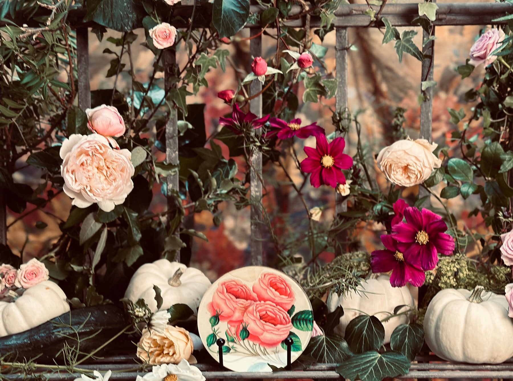 John Derian 'Rose Garland' Stacking Cake Stand, 30cm