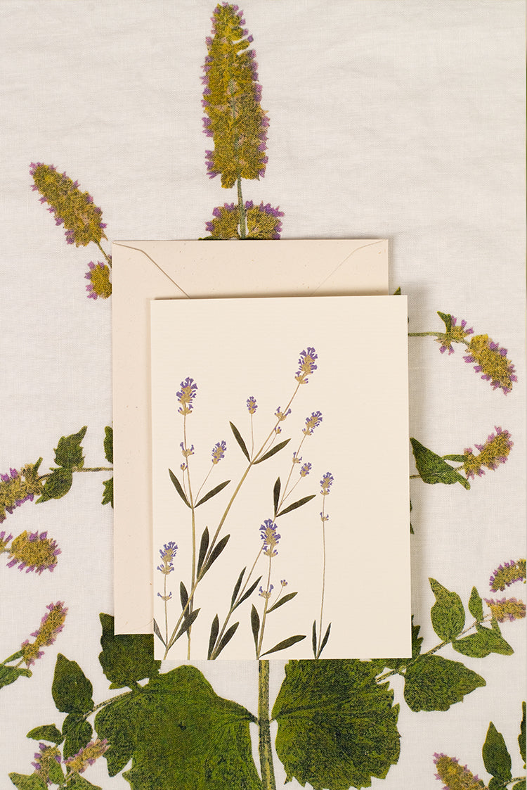'Lavender' Greeting Card, 15cm x 10cm (A6)