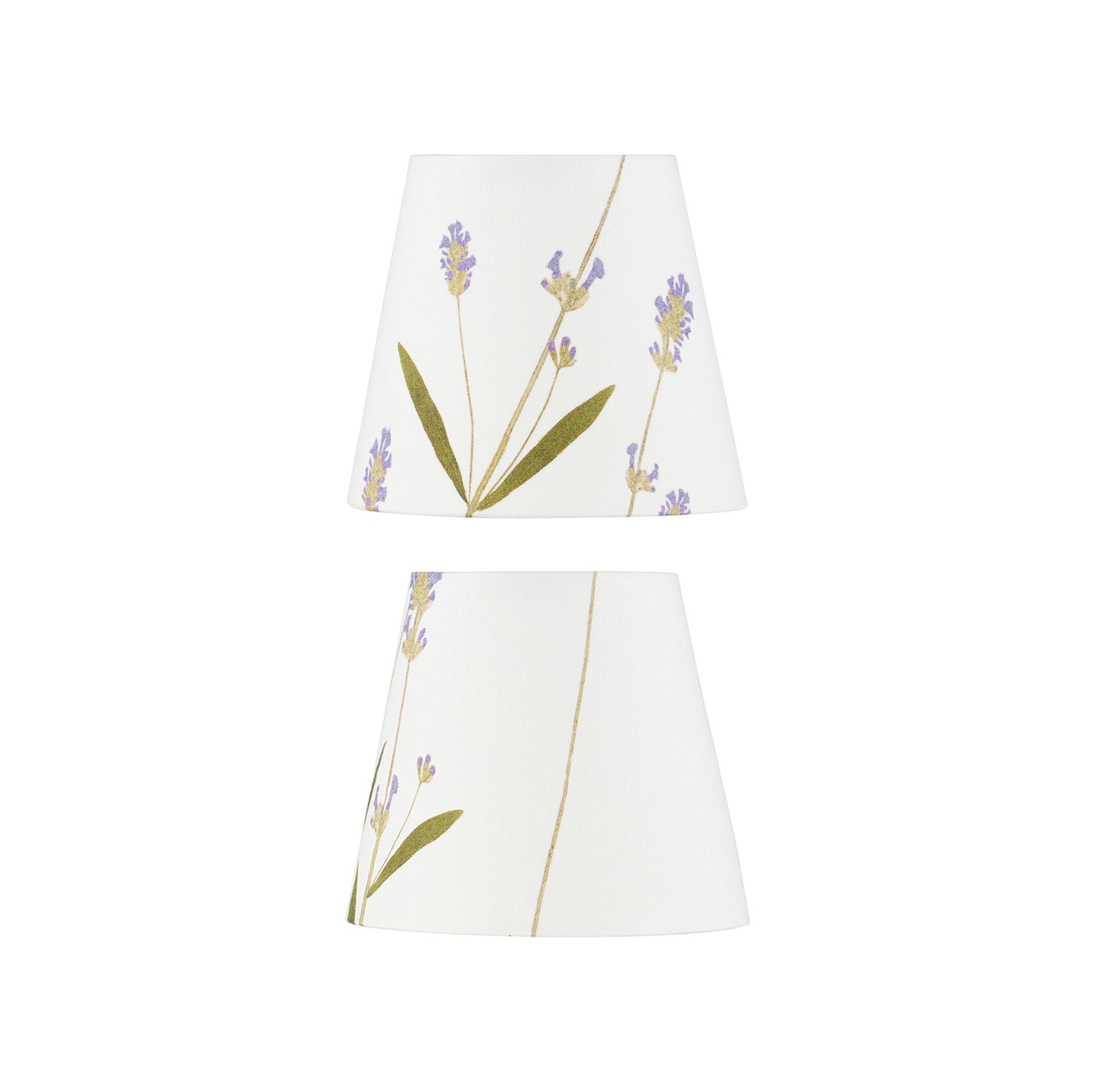 Set of 2 'Lavender' French Drum Lampshade, 13cm