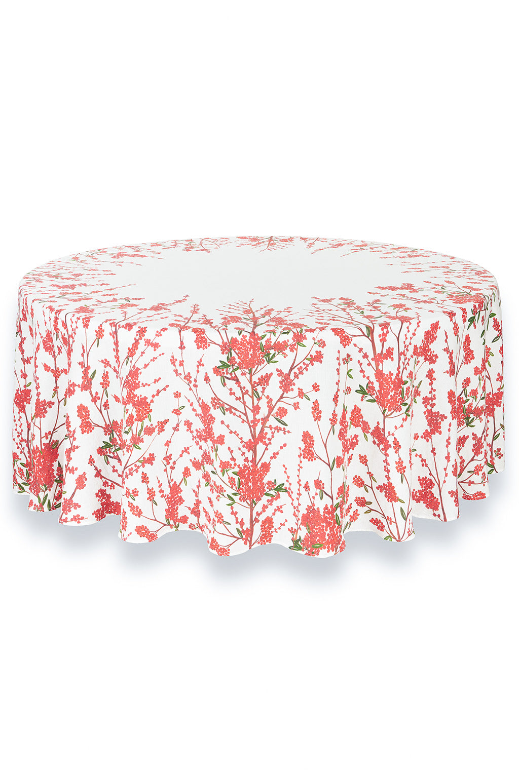 Les Airelles Round Linen Tablecloth, 260cm