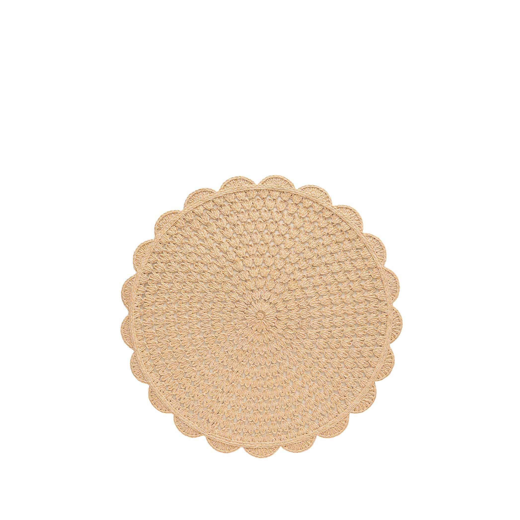 'Maja' Handwoven Straw Effect Placemat, 40cm