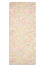 'Marble Fan' Linen Tablecloth in Pink, Green & Yellow