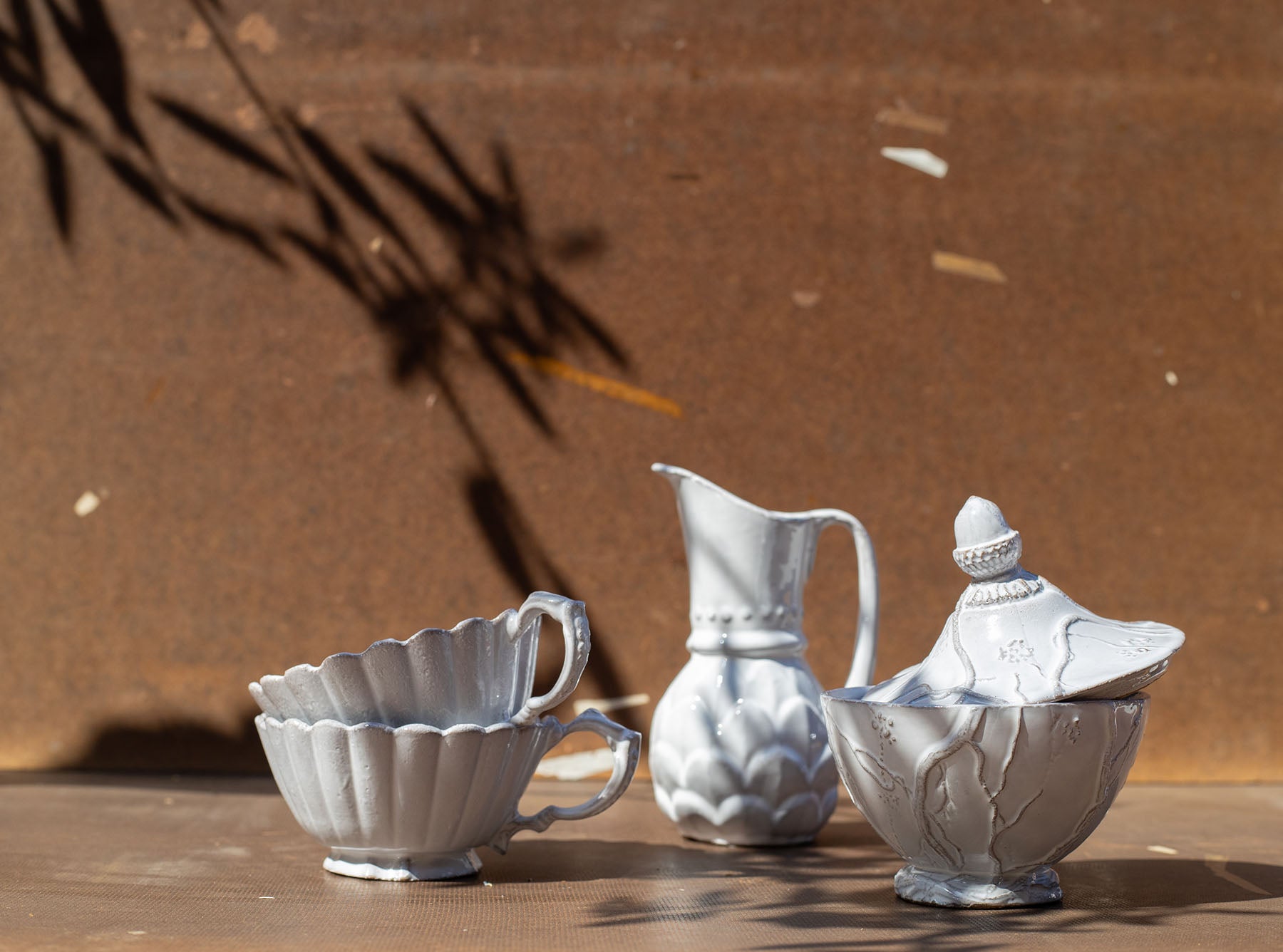 Marguerite Tea Cup by Astier de Villatte, 12 x 9 x 5cm