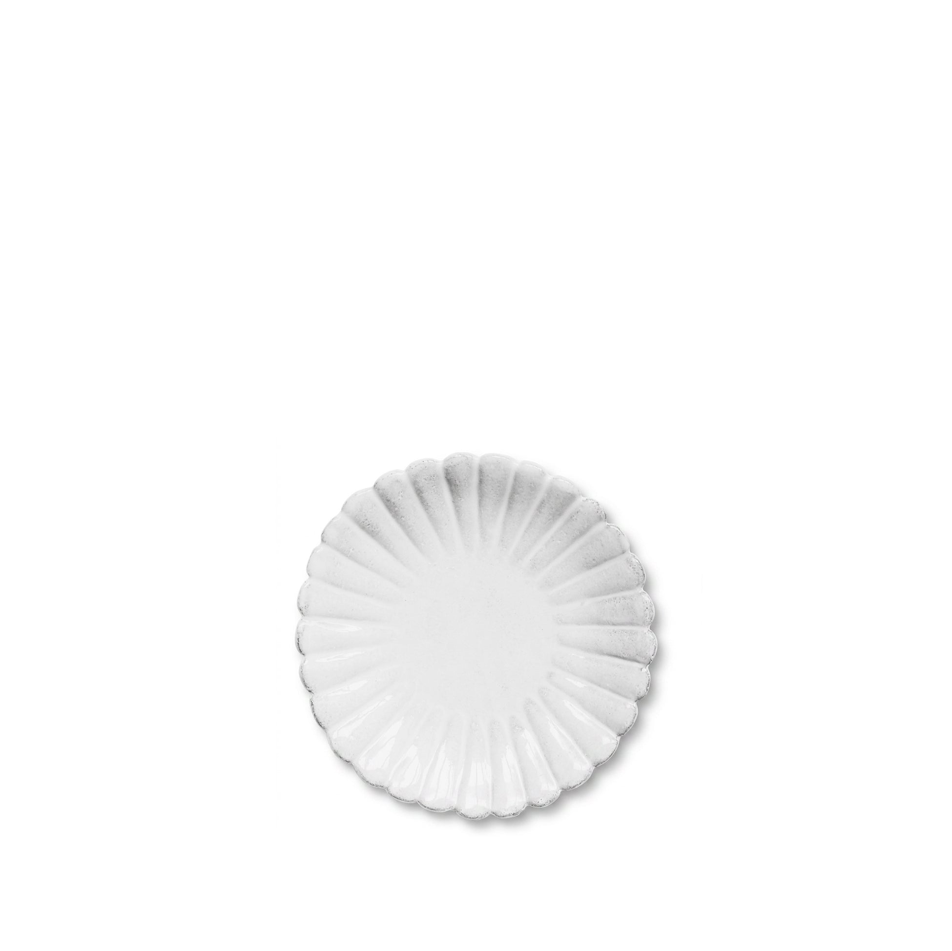 Marguerite Tea Saucer by Astier de Villatte, 13.5 x 13.5 x 2cm
