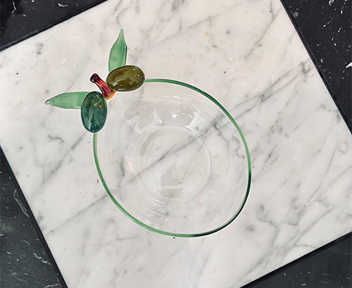 Handblown Glass Butterfly Decanter, 24.5cm